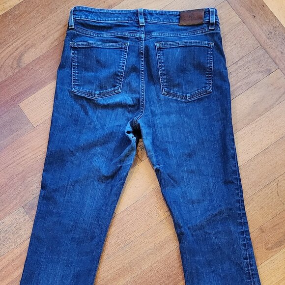 Lauren Ralph Lauren Dark Wash Straight Leg Jeans Size 10 - Picture 12 of 16